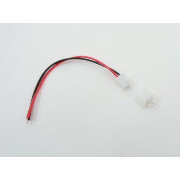 Разъем герметичный с проводом AWG на 2 контакта,  шаг 2.54 мм